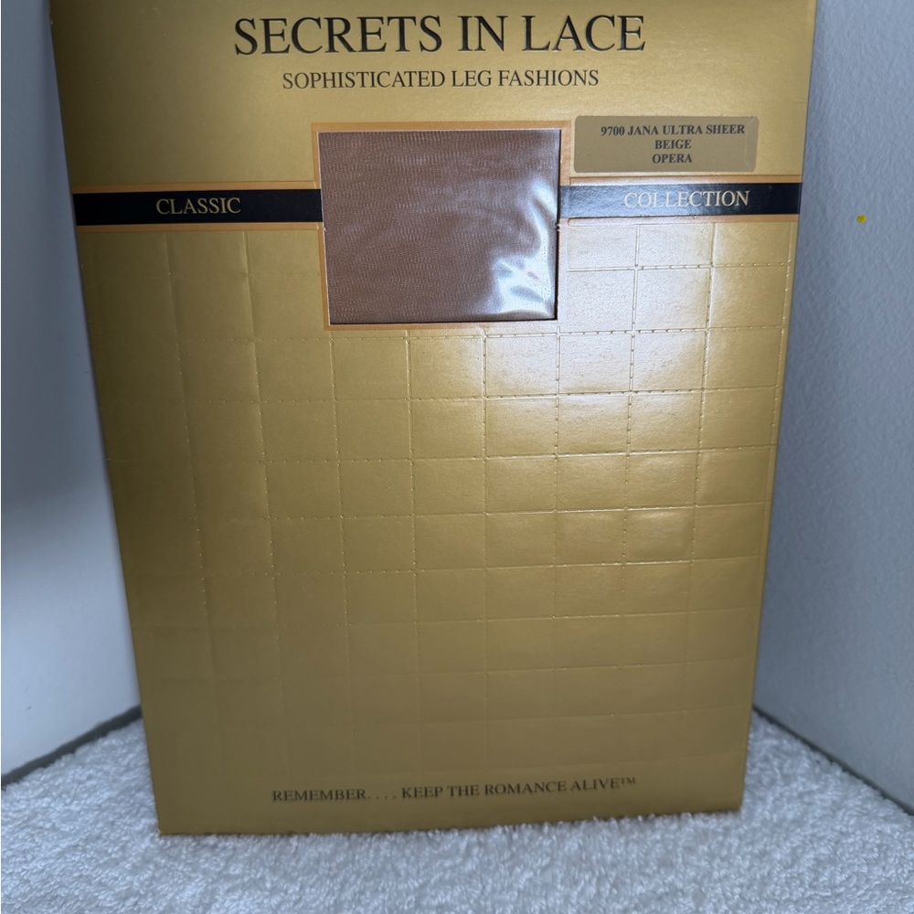 Secrets in Lace Jana Ultra Sheer Opera Size Hosiery